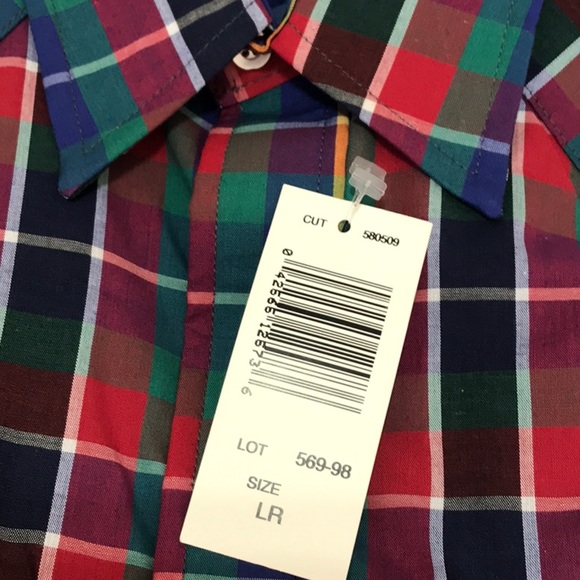 Vintage long sleeve Saddle King Western pearl button large. 16 1/2 regular - Picture 9 of 9